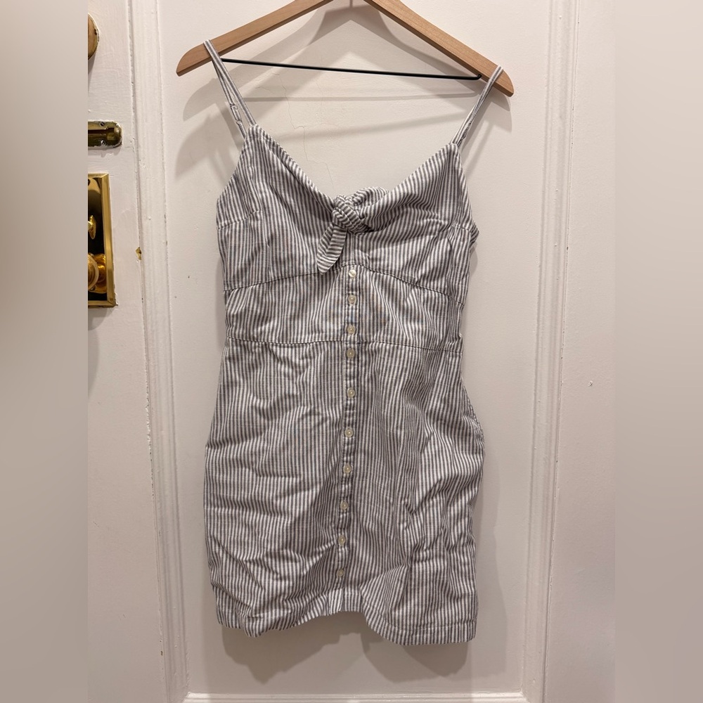 Abercrombie & Fitch mini striped dress size M with pockets